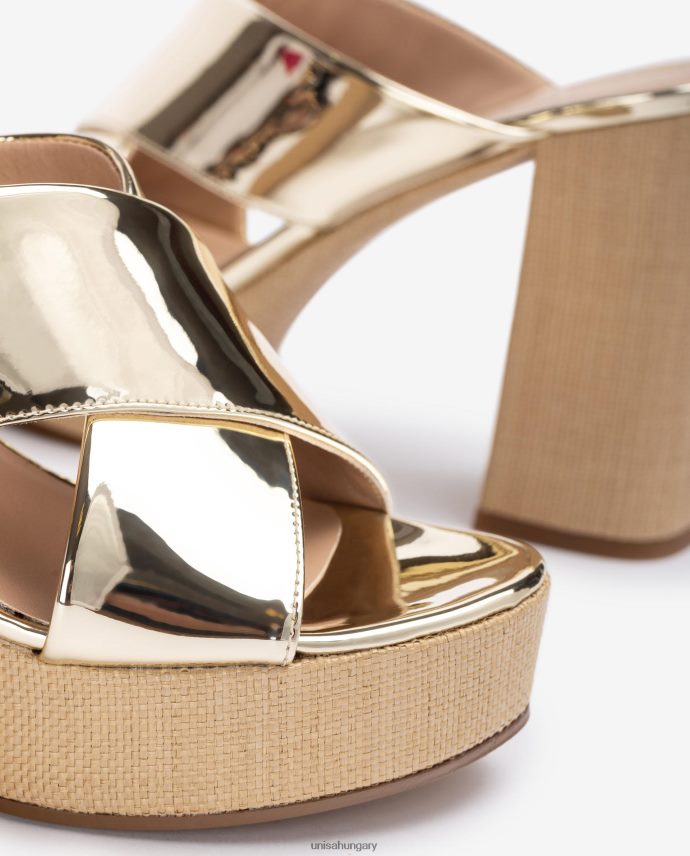 Unisa széles keresztpántos szandál nők J4PJX0826 kecses