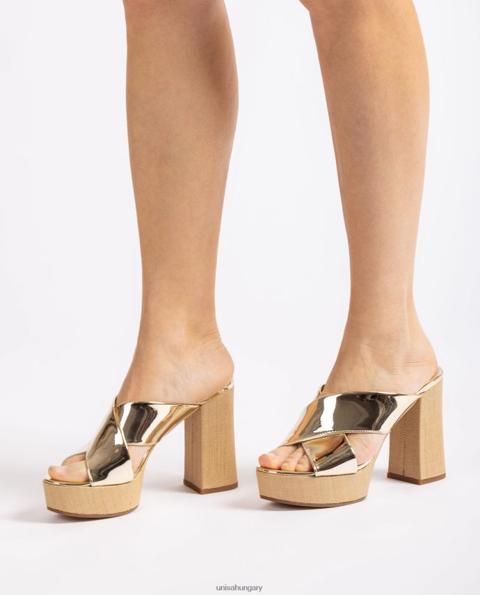 Unisa széles keresztpántos szandál nők J4PJX0826 kecses