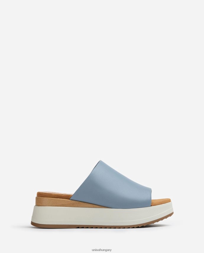 Unisa szandál éksarkú és széles vamp nők J4PJX0829 kék