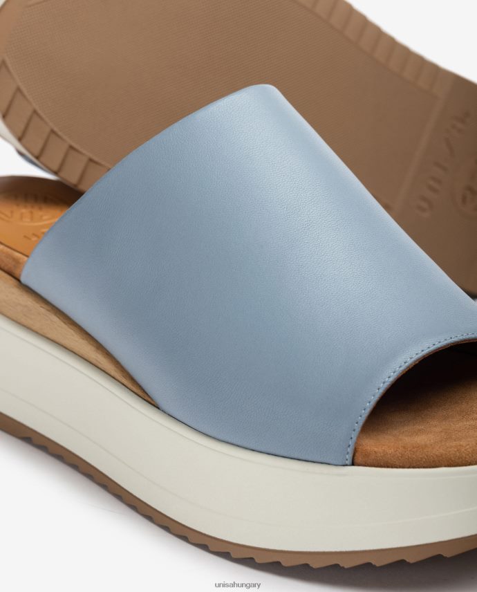 Unisa szandál éksarkú és széles vamp nők J4PJX0829 kék