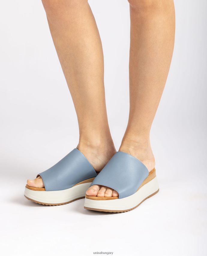 Unisa szandál éksarkú és széles vamp nők J4PJX0829 kék