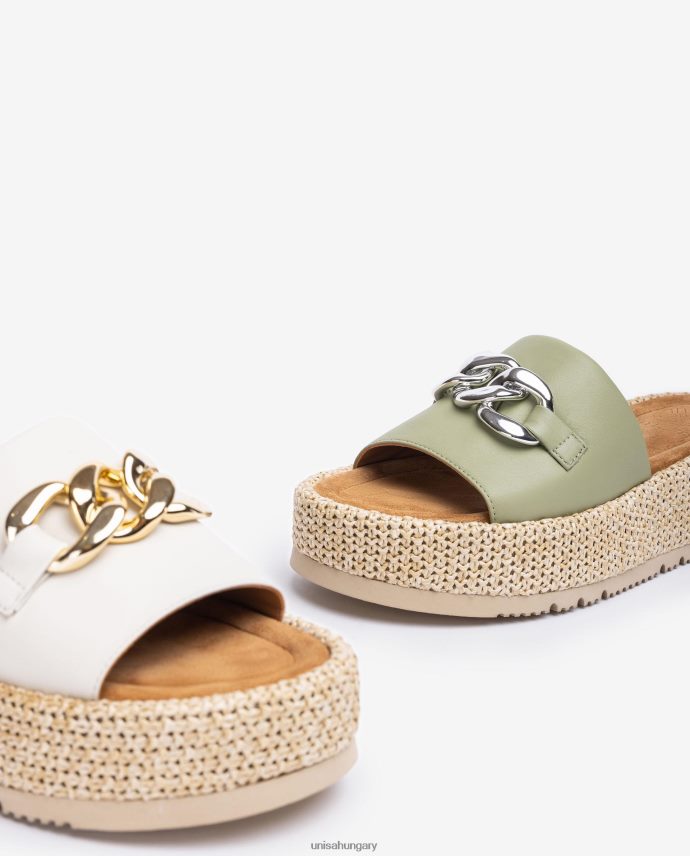 Unisa szandál lánccal a vámpíron nők J4PJX0800 zöld