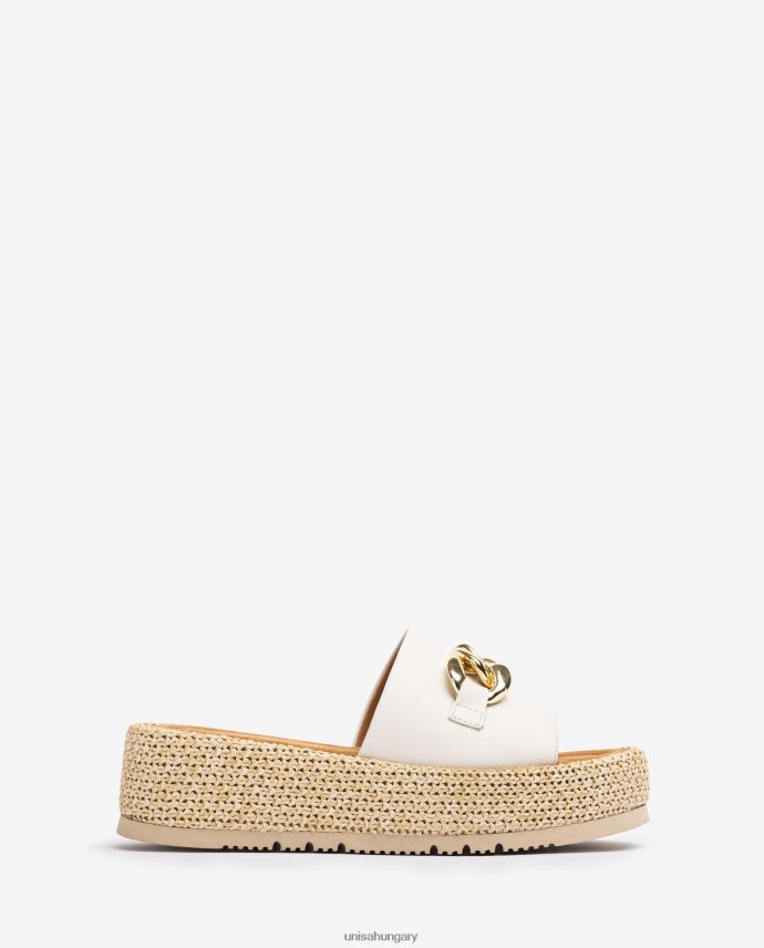 Unisa szandál lánccal a vámpíron nők J4PJX0801 fehér