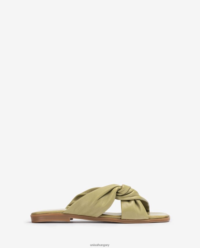 Unisa lapos crossover pántos szandál nők J4PJX064 zöld