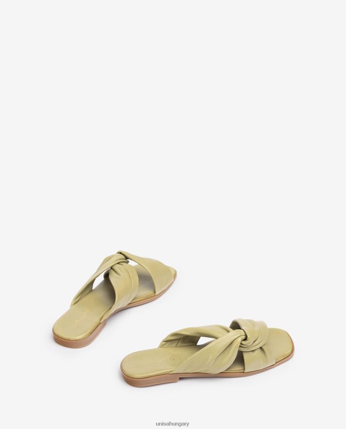 Unisa lapos crossover pántos szandál nők J4PJX064 zöld