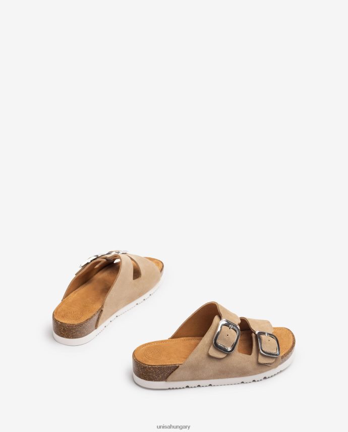Unisa lapos dupla pántos szandál nők J4PJX0366 kecses
