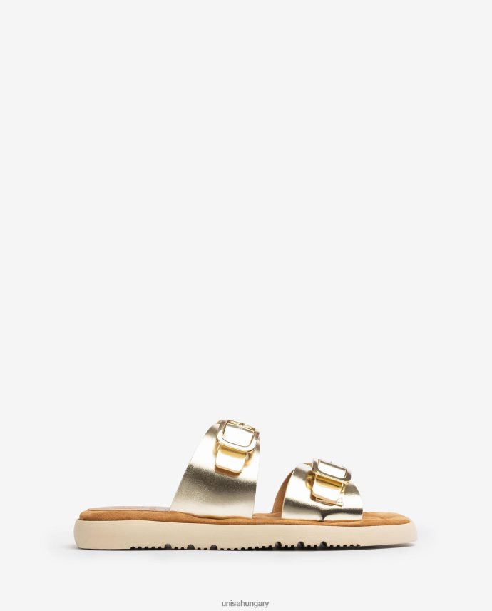 Unisa lapos szandál dupla csattal nők J4PJX098 kecses