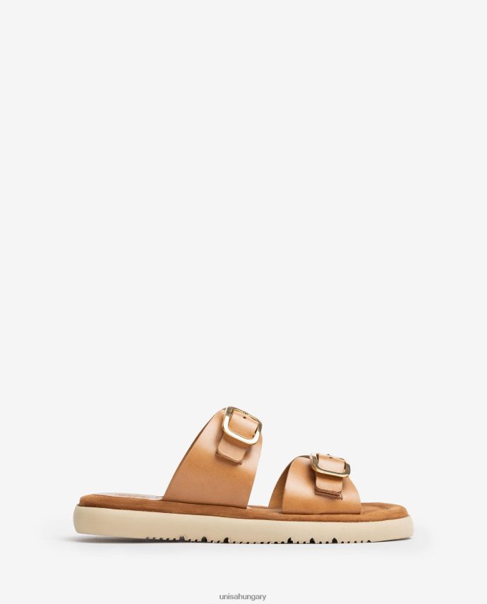 Unisa lapos szandál dupla csattal nők J4PJX099 kecses