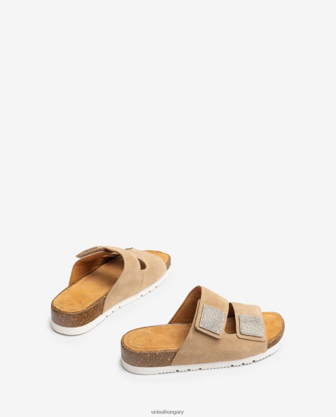 Unisa lapos szandál dupla pánttal nők J4PJX093 kecses