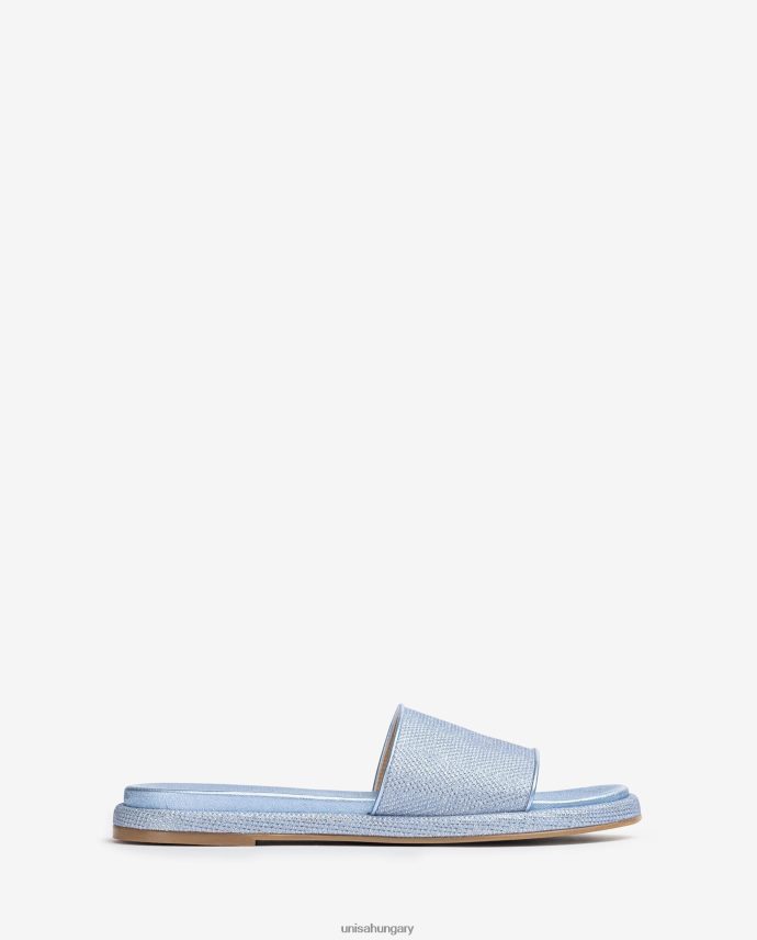 Unisa lapos szandál széles vámpírral nők J4PJX030 kék