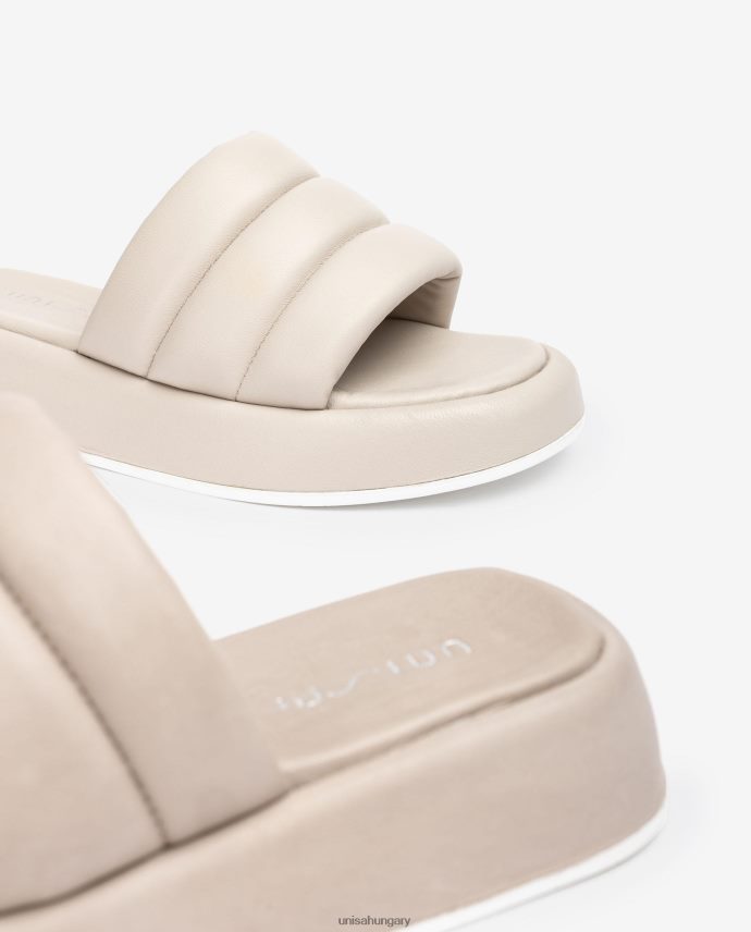 Unisa párnázott blokk szandál nők J4PJX0105 barna