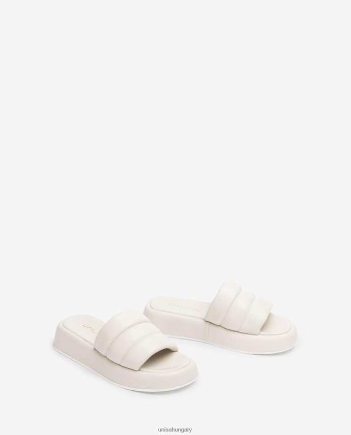 Unisa párnázott blokk szandál nők J4PJX0106 fehér
