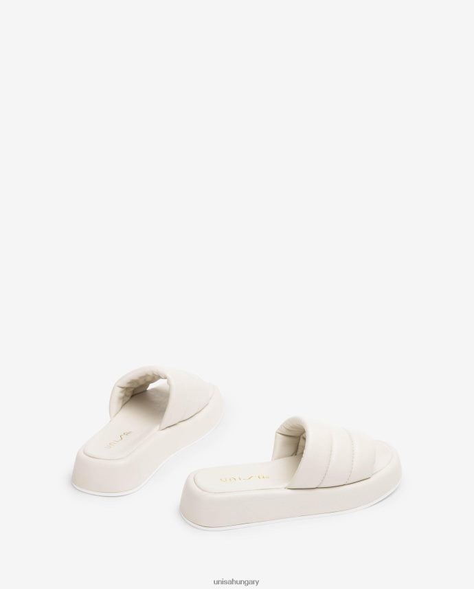 Unisa párnázott blokk szandál nők J4PJX0106 fehér