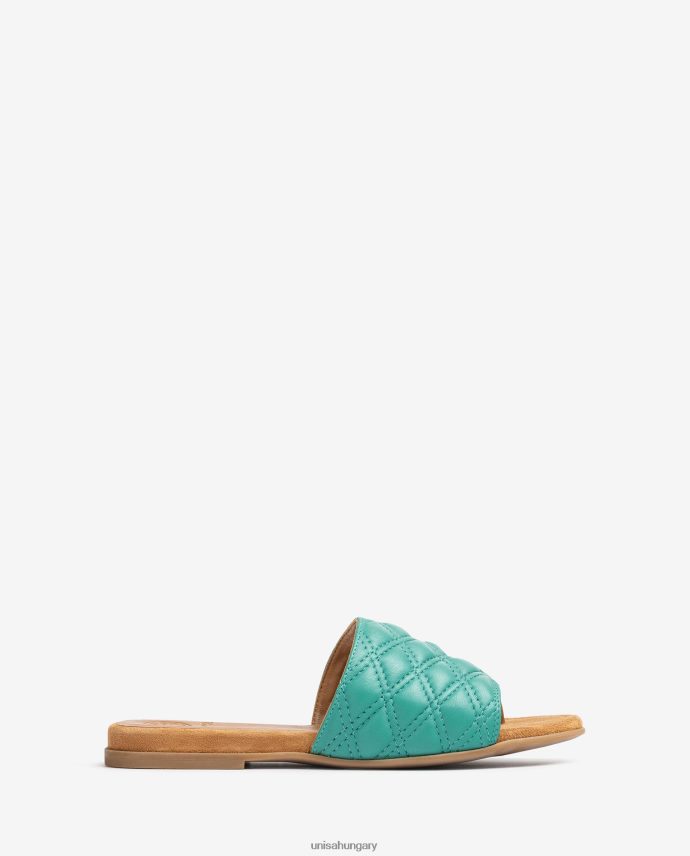 Unisa szögletes orrú szandál nők J4PJX058 zöld