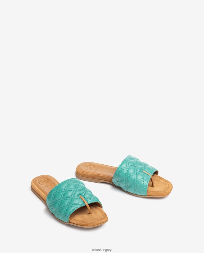 Unisa szögletes orrú szandál nők J4PJX058 zöld