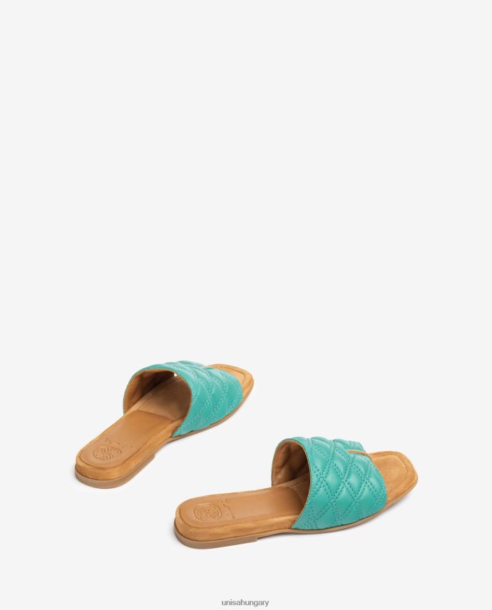 Unisa szögletes orrú szandál nők J4PJX058 zöld