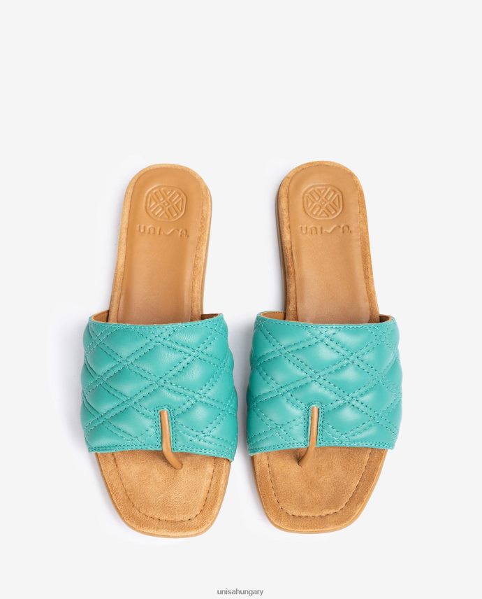 Unisa szögletes orrú szandál nők J4PJX058 zöld