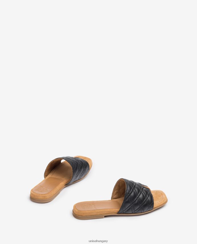 Unisa szögletes orrú szandál nők J4PJX059 fekete