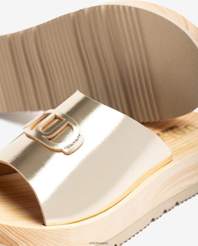 Unisa szandál fa hatású talppal nők J4PJX0336 divat