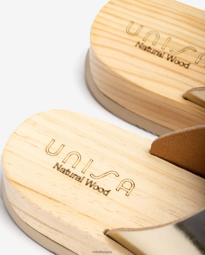 Unisa szandál fa hatású talppal nők J4PJX0336 divat