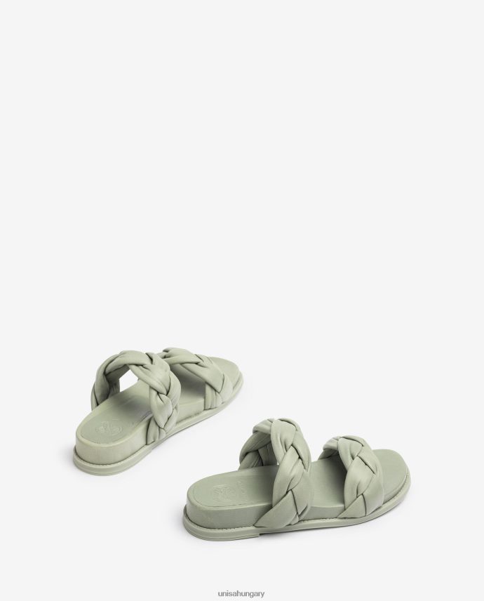 Unisa szandál fonott pántokkal nők J4PJX0389 zöld