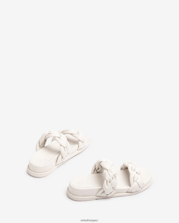 Unisa szandál fonott pántokkal nők J4PJX0390 fehér