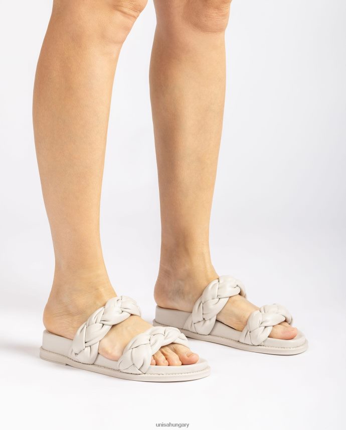Unisa szandál fonott pántokkal nők J4PJX0390 fehér