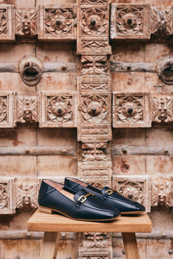 Unisa bőr naplopók szegéllyel nők J4PJX0628 fekete