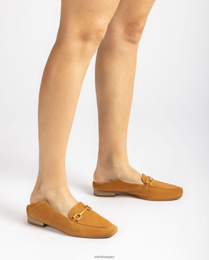 Unisa velúr naplopók szegéllyel nők J4PJX0629 barna