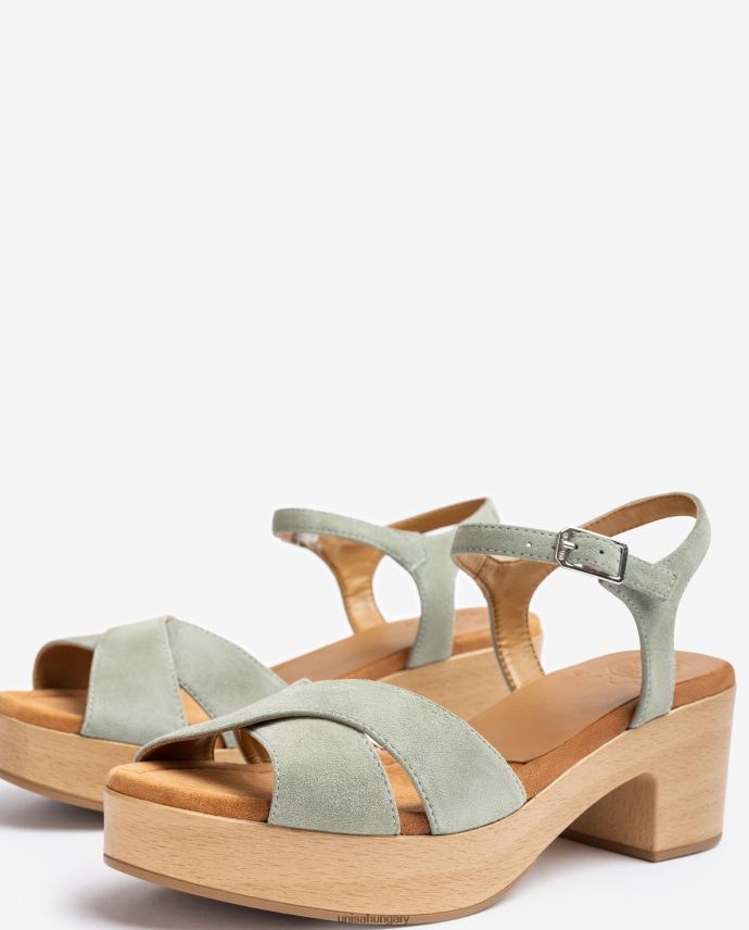 Unisa keresztpántos szandál nők J4PJX0124 zöld