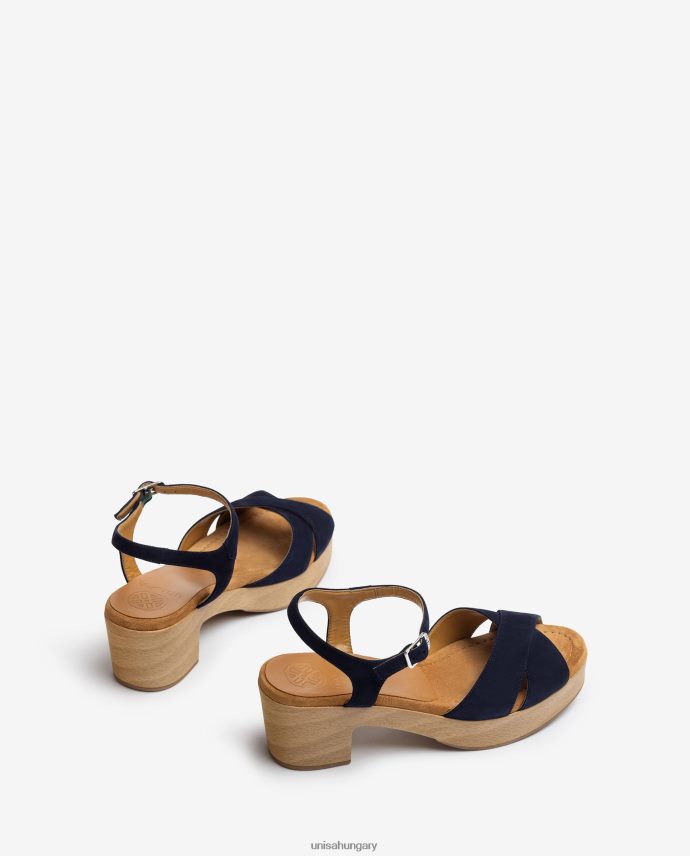 Unisa keresztpántos szandál nők J4PJX0125 kék