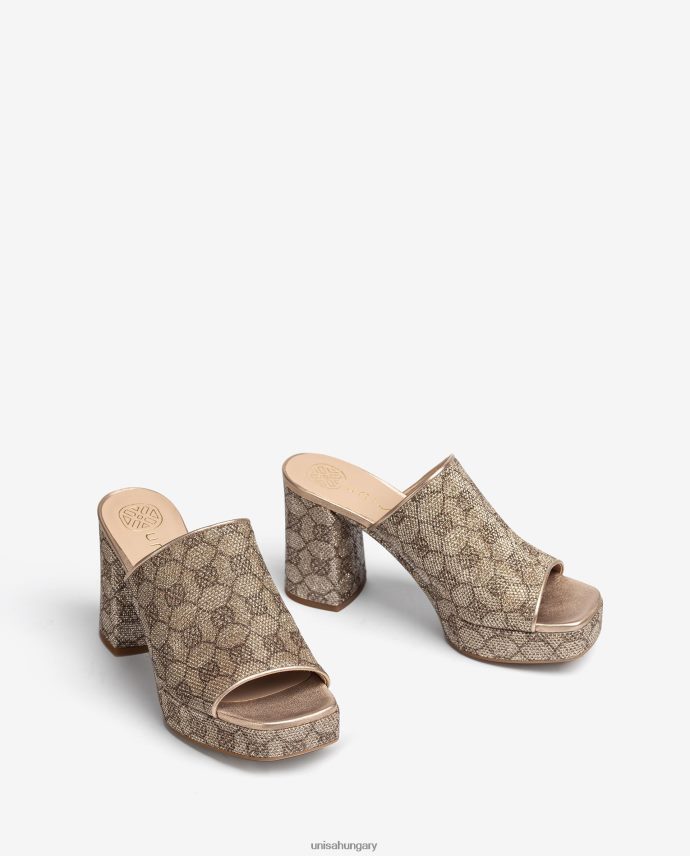 Unisa szögletes orrú szövetszandál nők J4PJX0355 divat