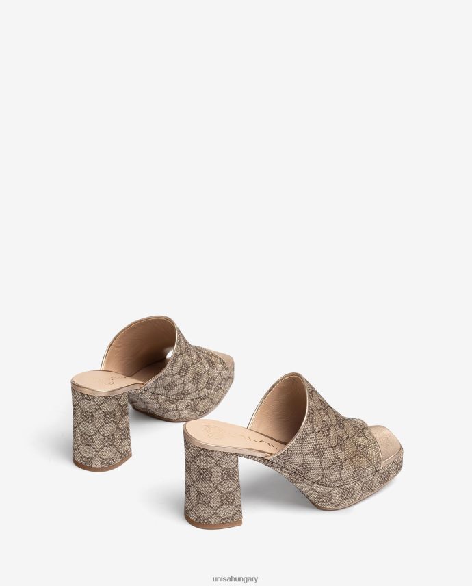 Unisa szögletes orrú szövetszandál nők J4PJX0355 divat