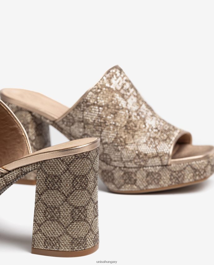 Unisa szögletes orrú szövetszandál nők J4PJX0355 divat