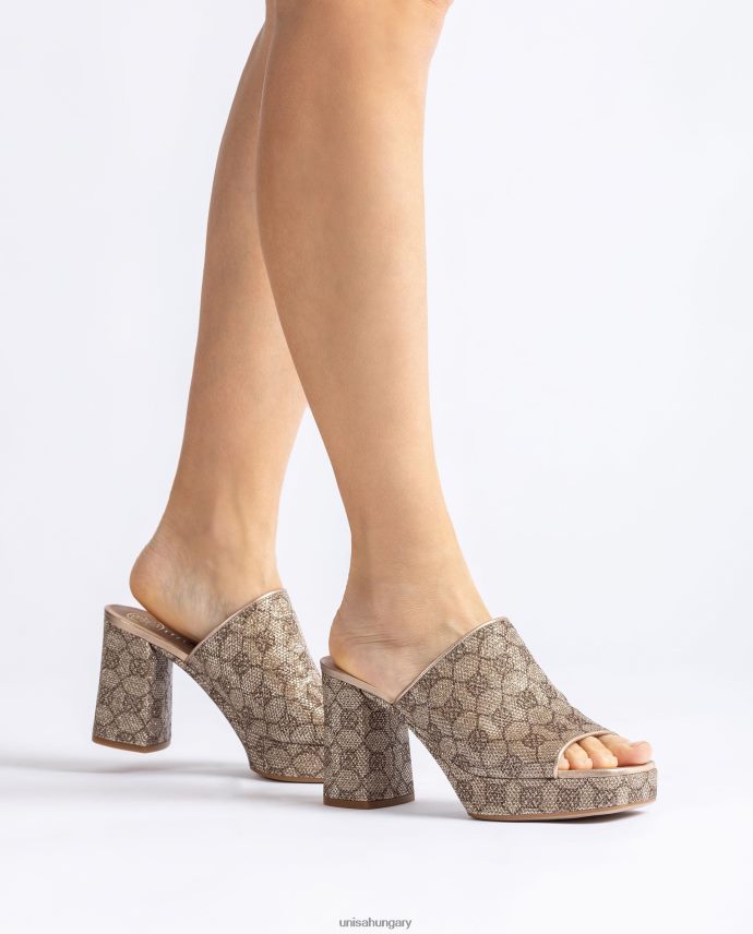 Unisa szögletes orrú szövetszandál nők J4PJX0355 divat