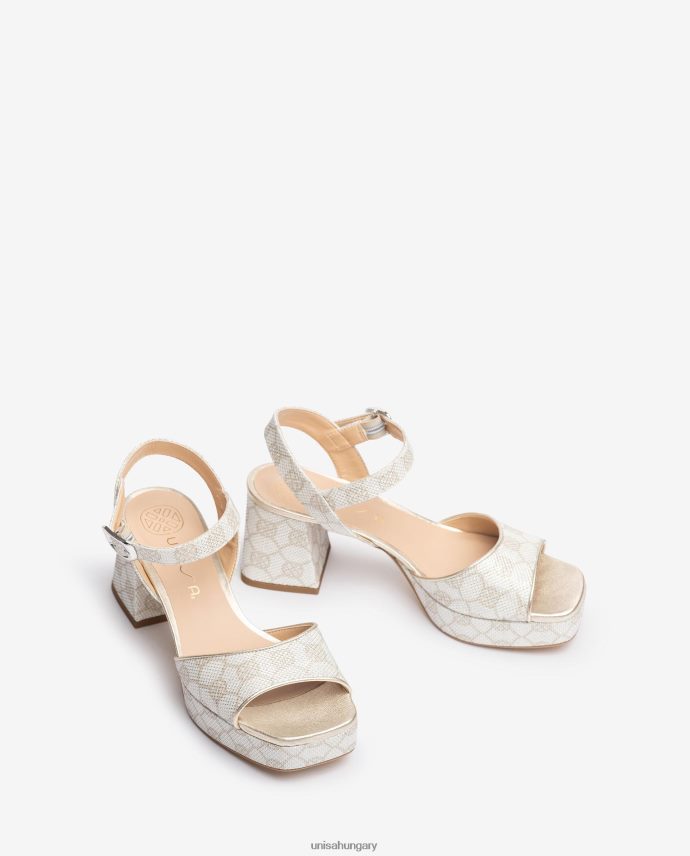 Unisa szandál sarokkal és platformmal nők J4PJX0214 kecses