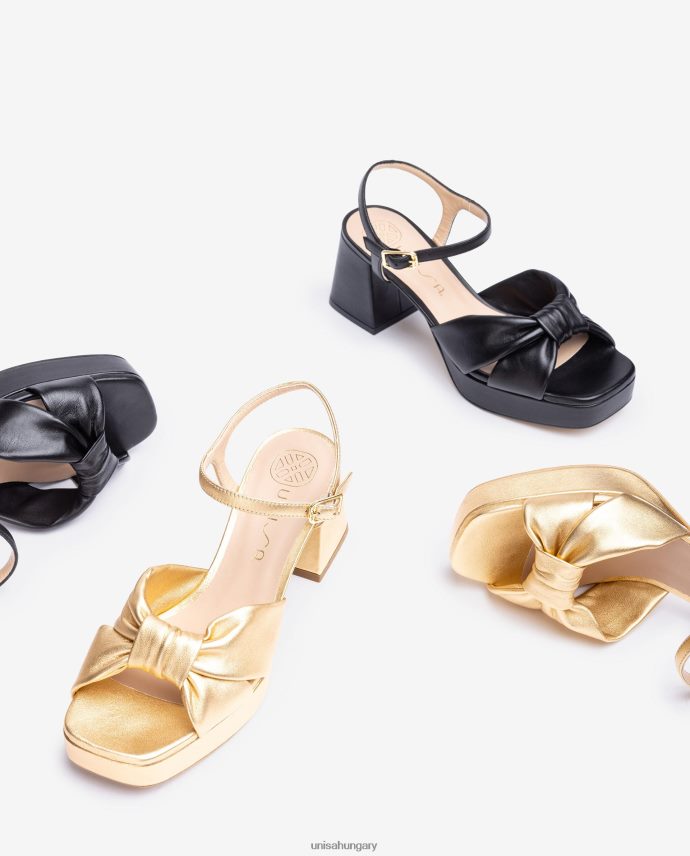 Unisa szandál sarokkal és platformmal nők J4PJX03 divat