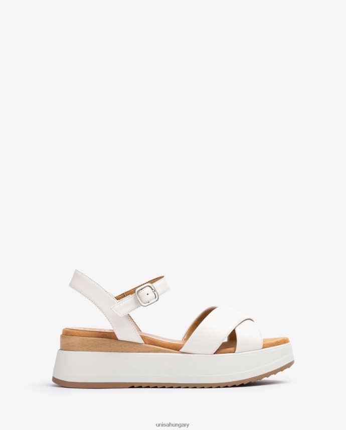Unisa szandál tornacipő stílusú talppal nők J4PJX0342 fehér