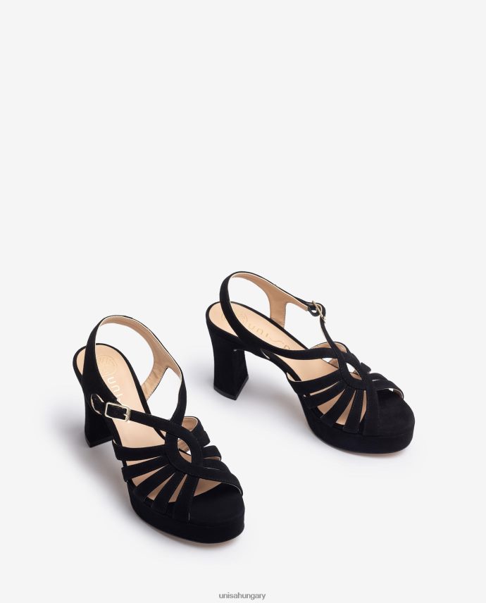 Unisa velúr pántos szandál nők J4PJX0232 kecses