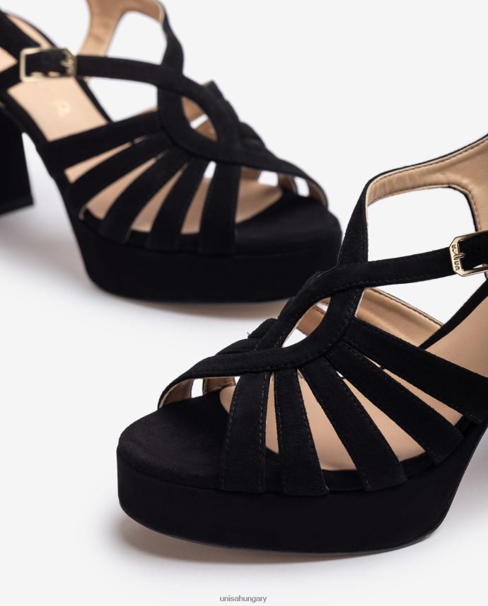 Unisa velúr pántos szandál nők J4PJX0232 kecses