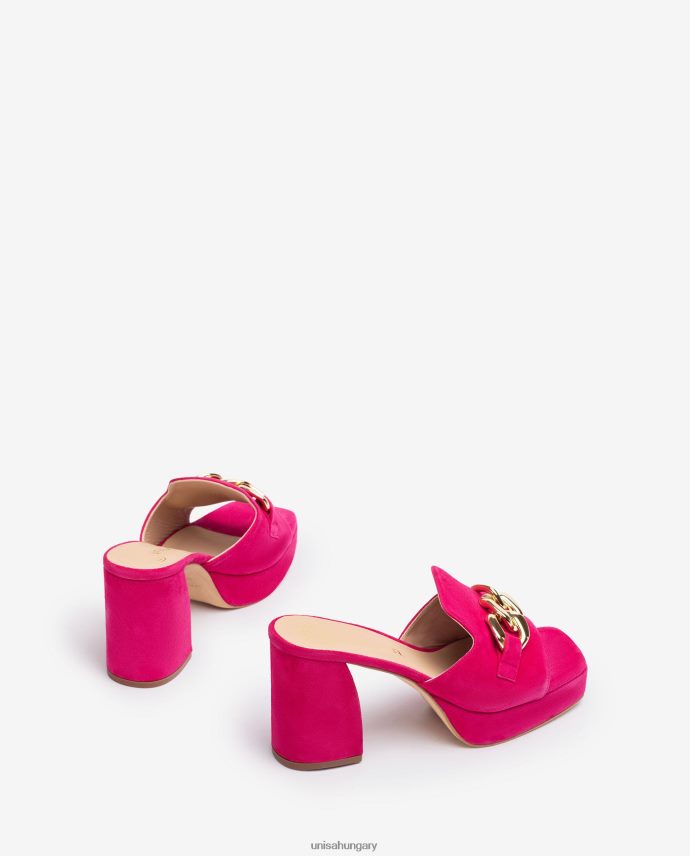 Unisa velúr szandál lánccal nők J4PJX0221 rózsaszín