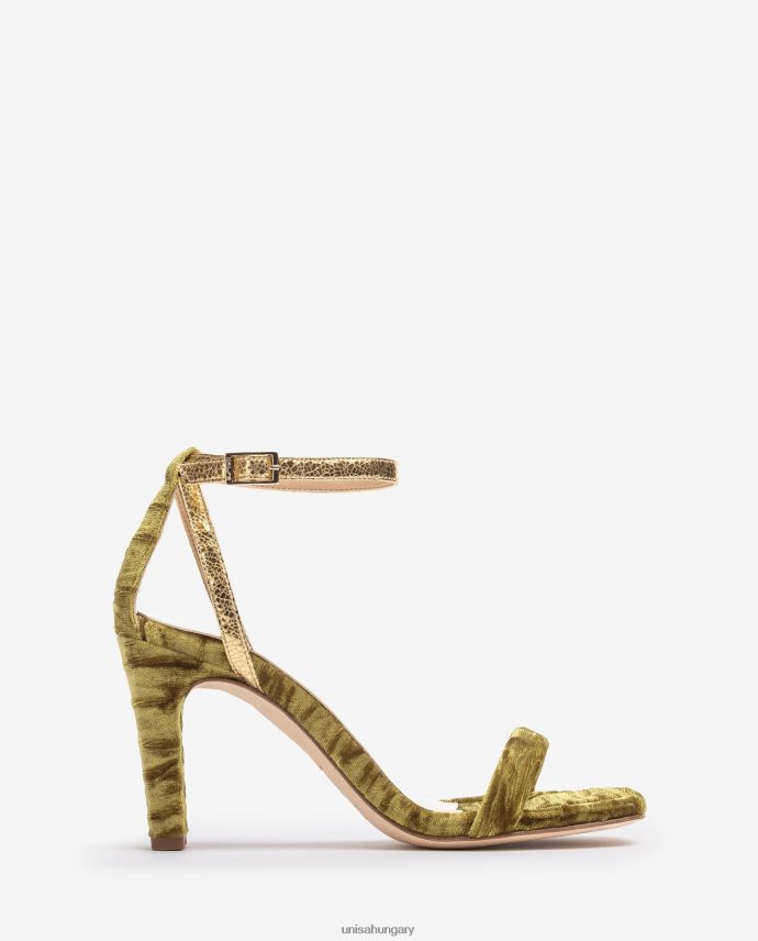 Unisa bársony szandál nők J4PJX01314 zöld