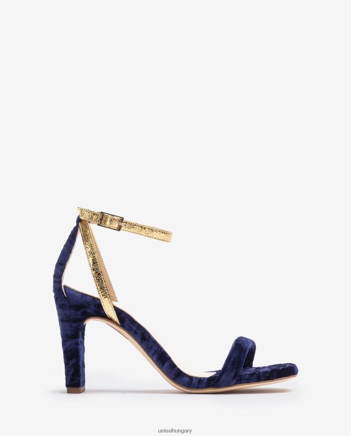Unisa bársony szandál nők J4PJX01315 kék