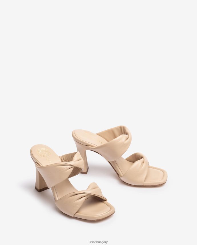Unisa csavaros pántos szandál nők J4PJX0265 bézs