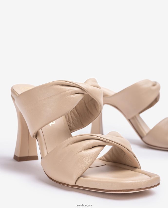 Unisa csavaros pántos szandál nők J4PJX0265 bézs