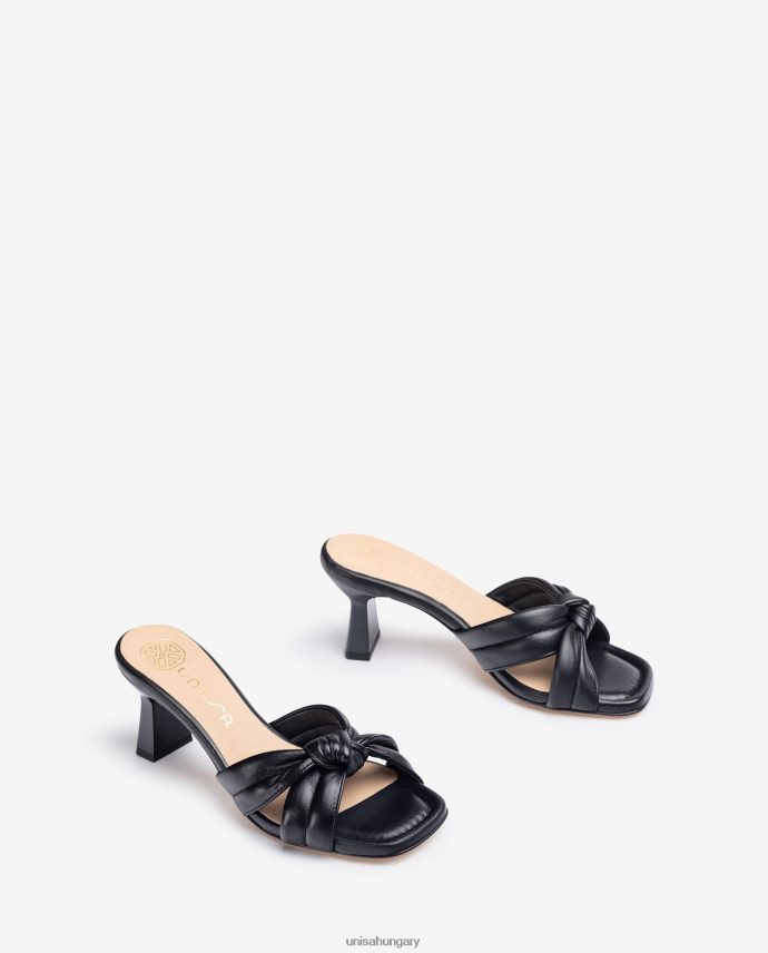 Unisa csomós pántos szandál nők J4PJX0307 fekete