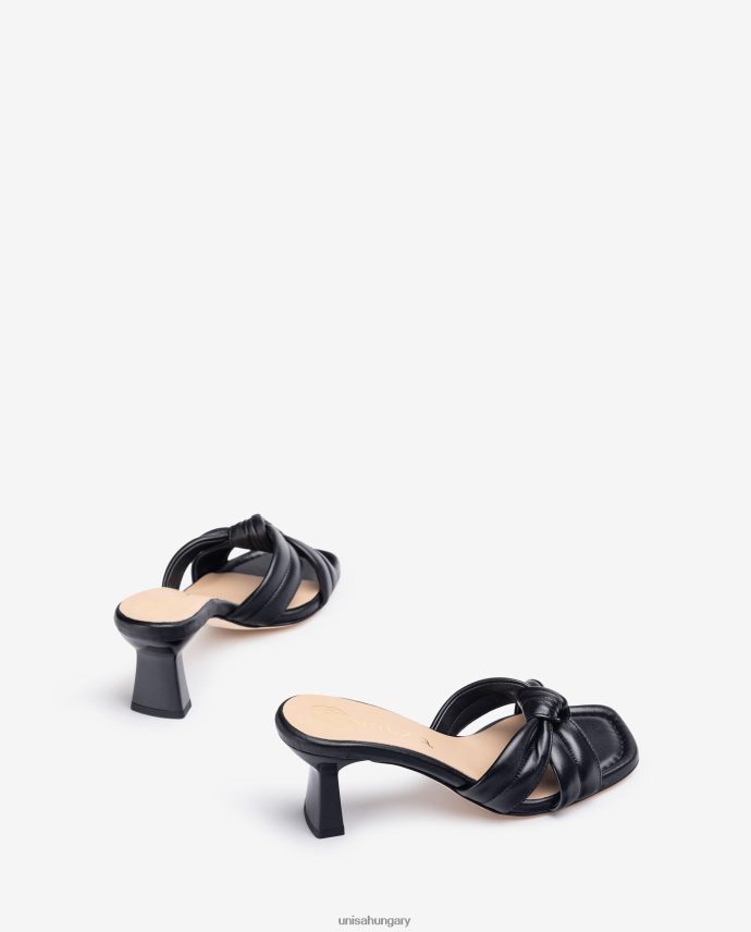 Unisa csomós pántos szandál nők J4PJX0307 fekete