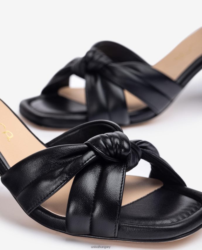 Unisa csomós pántos szandál nők J4PJX0307 fekete
