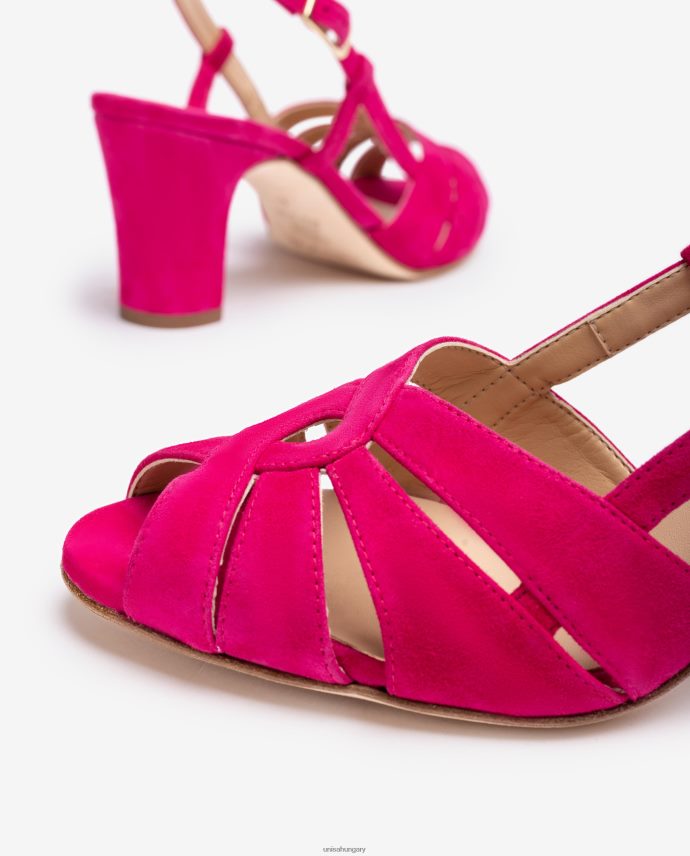 Unisa elegáns szandál közepes sarkú nők J4PJX0174 rózsaszín