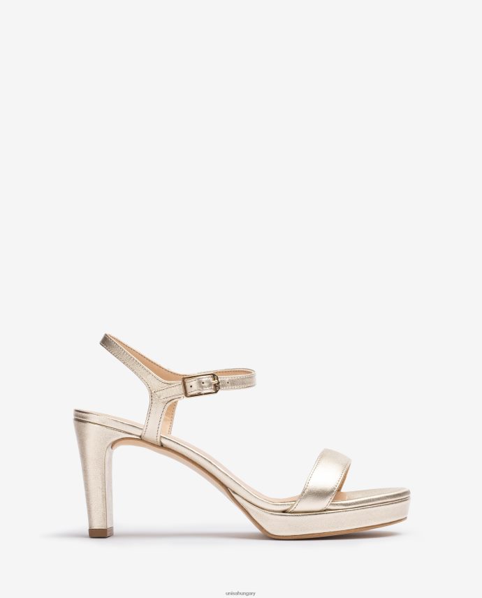 Unisa fém hatású bőr szandál nők J4PJX0278 divat